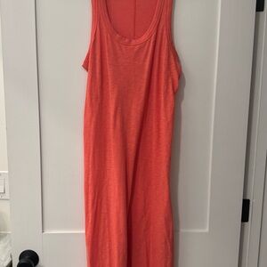Z Supply Coral Cotton Sleeveless MIDI Dress